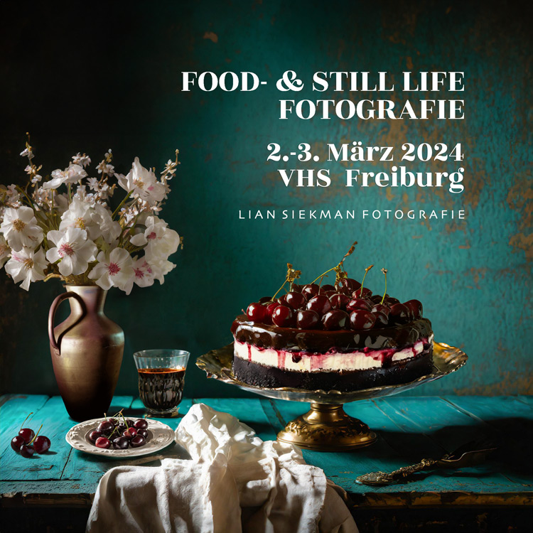 Fotografiekurs Food- & Still Life März 2024